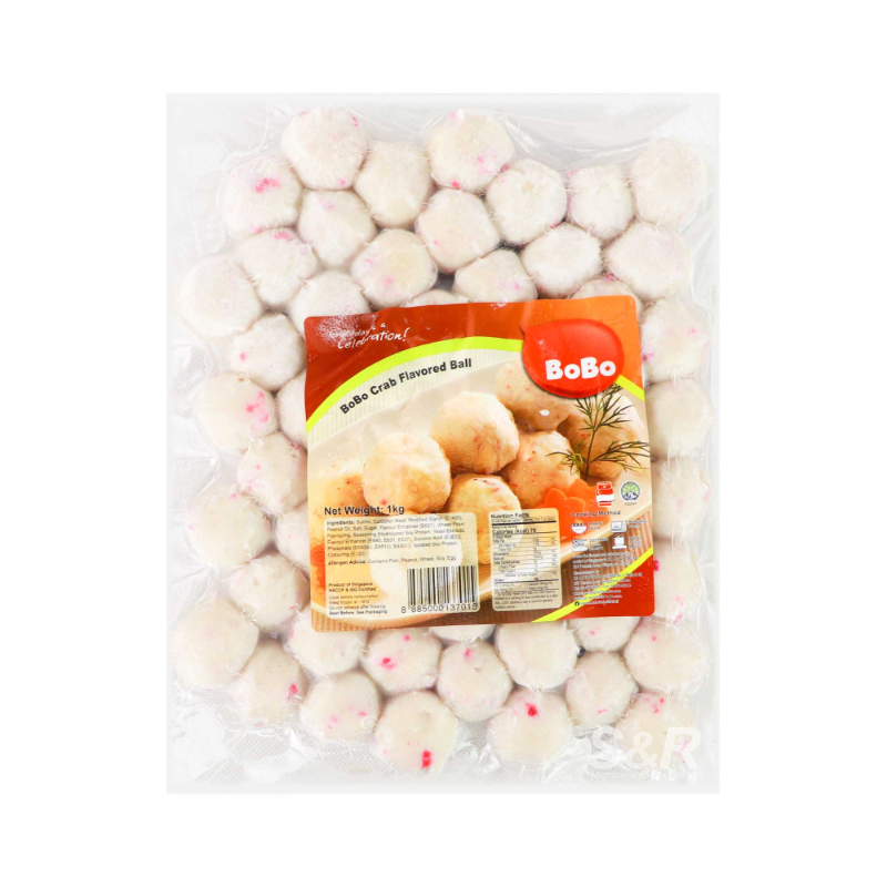 BoBo Crab Flavored Balls 1kg BoBo Crab Flavored Balls 1kg
